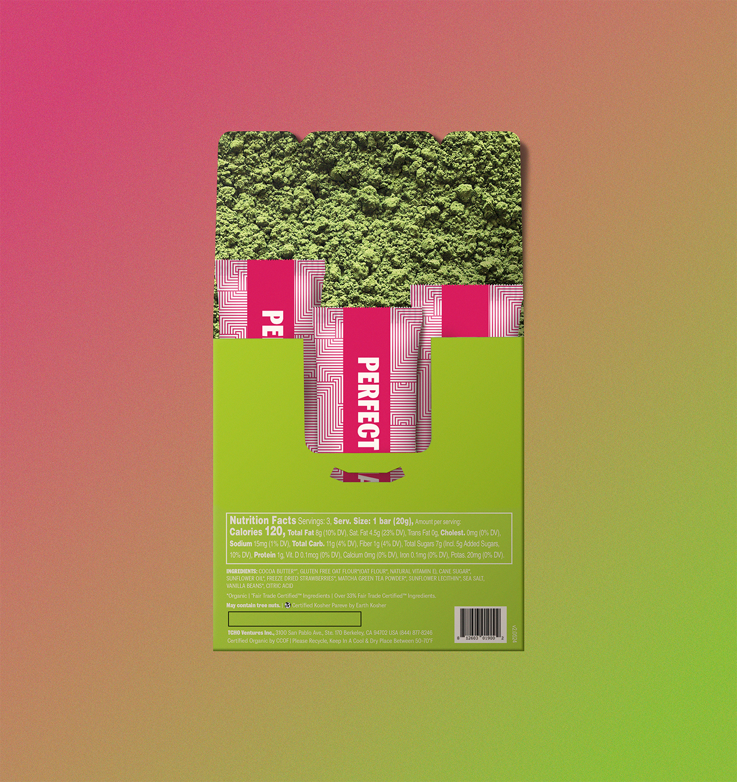 Matcha Bar Code Perfect Matcha Chocolate Bar | TCHO Chocolate