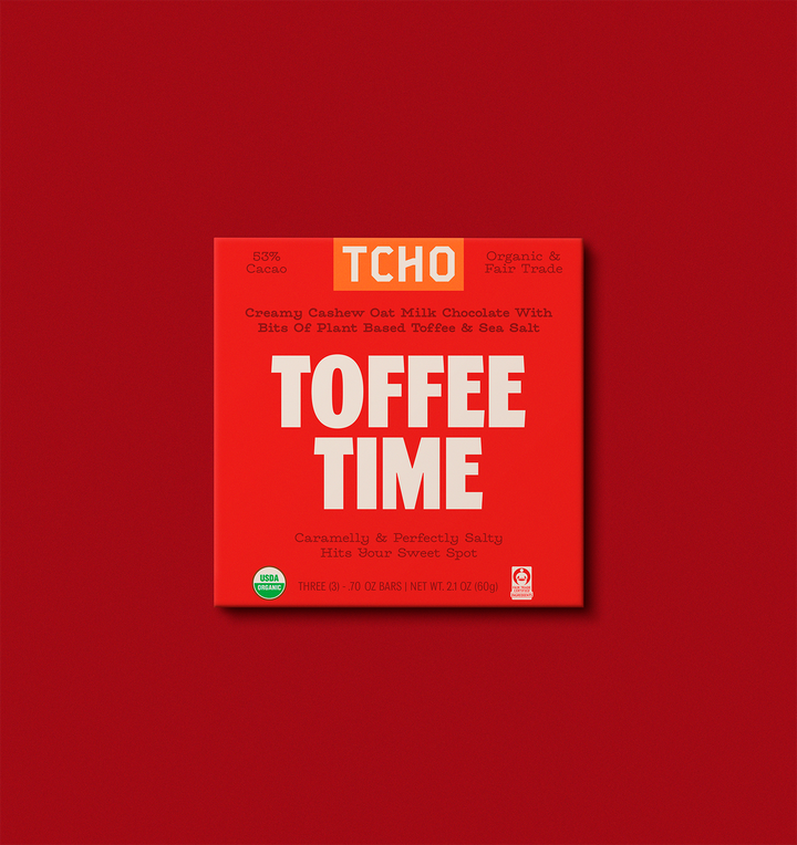 Toffee Time Toffee Chocolate Bar | TCHO Chocolate