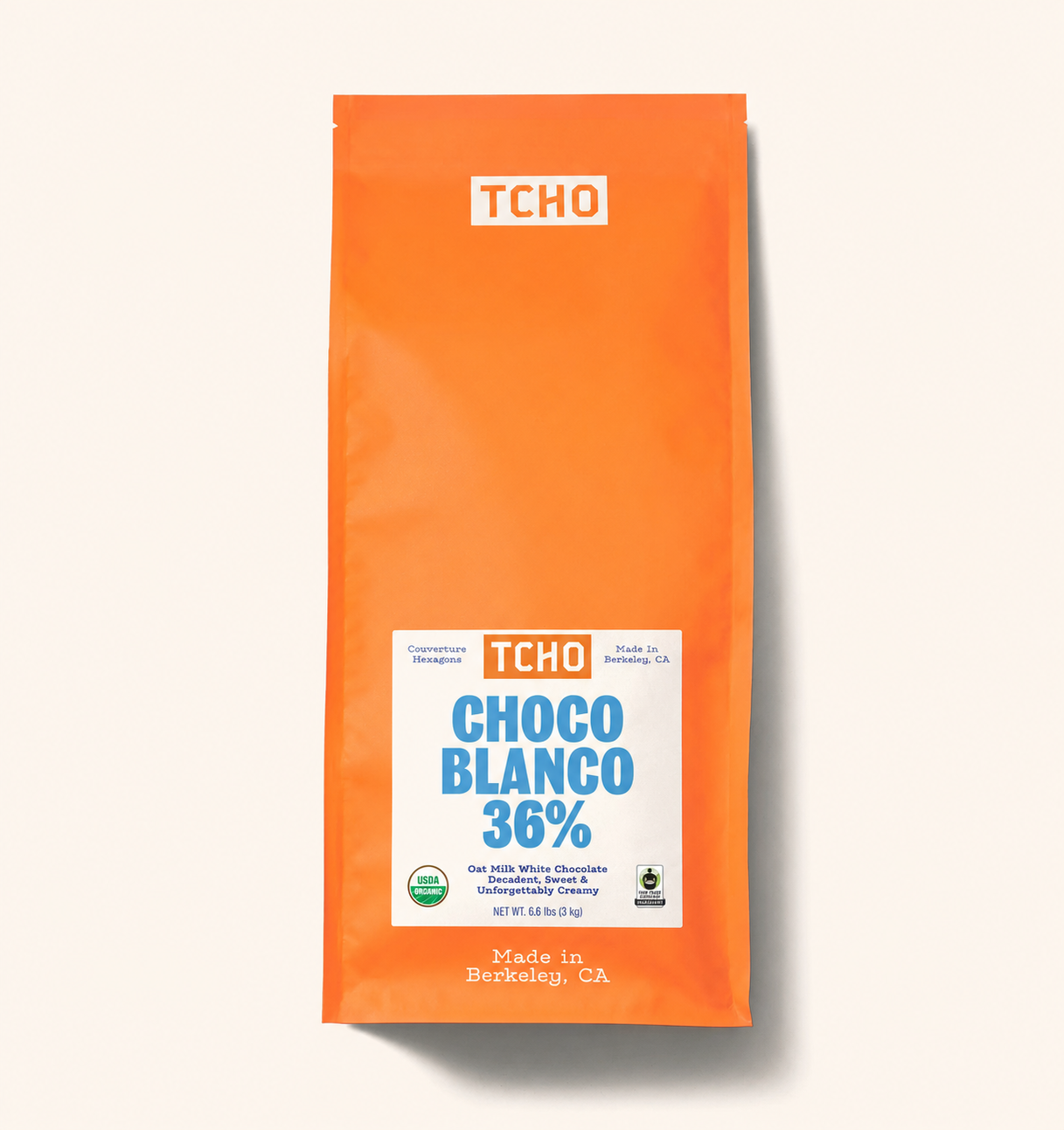 C107 CHOCOLATE SHOP 新刊セット白チーパオ Choco Blanco - 35% Oat Milk White Baking Chocolate | TCHO