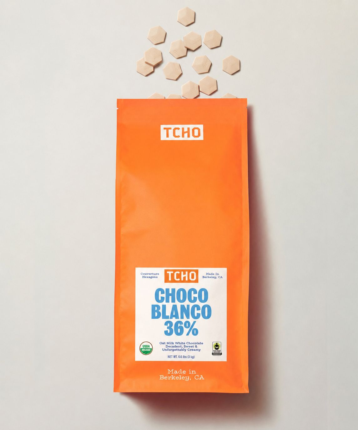 Choco Blanco - 35% Oat Milk White Baking Chocolate | TCHO