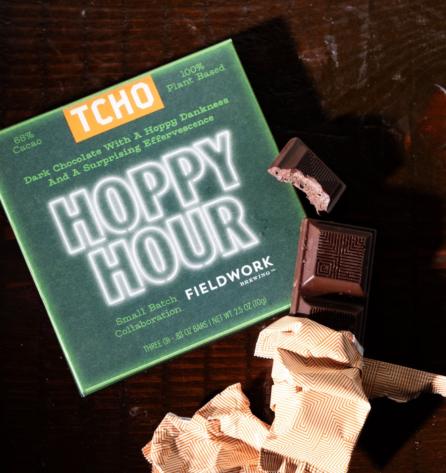 TCHO Hoppy Hour Chocolate Bar